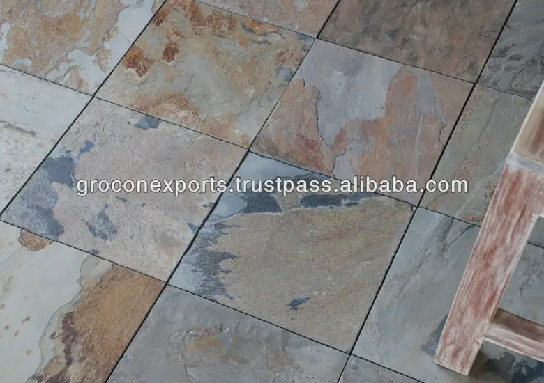 Indian Autumn Slate Tile Slab Stone Indian Autumn Slate Tile Slab Stone Product On Alibaba