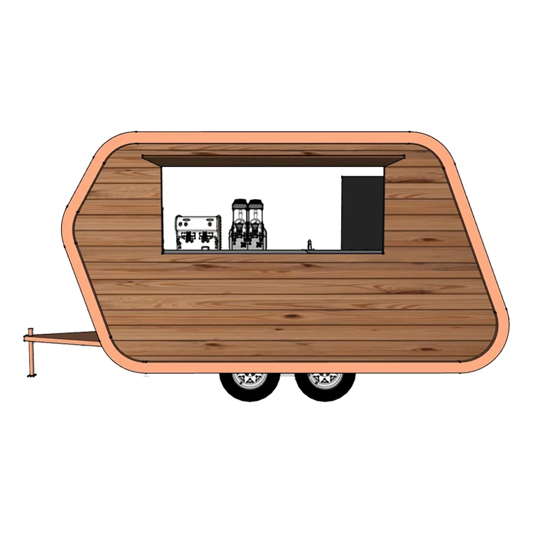 Australian Standard Mobile Milk Tea Cart Trailer Coffee