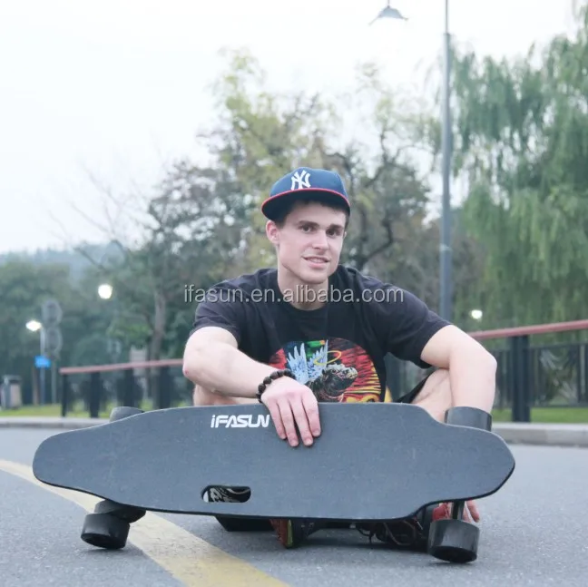 Waterproof Electric Skateboard Offroad 45kmh Large Power Driven Board