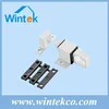 Square aluminum finger catch/bolt
