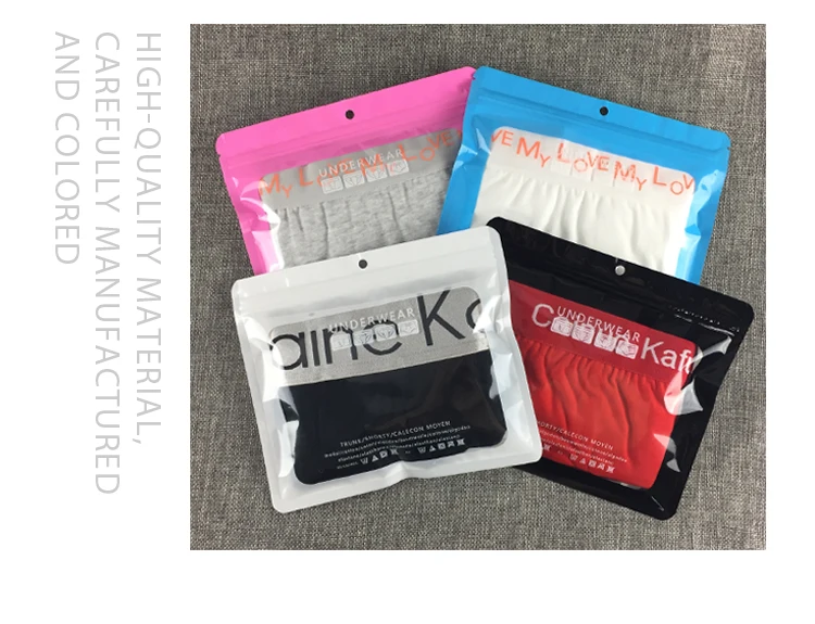 New Pack Directly No Logo Ziplock Breathable Plastics Resealable Bag
