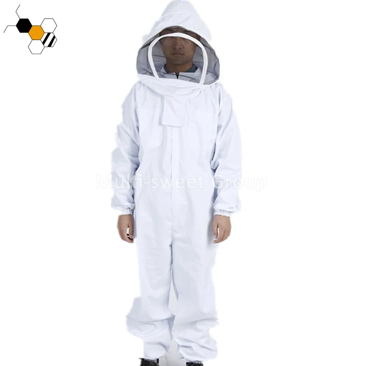 
Cotton Coverall hooded beekeeping ventilated beekeepers protective clothing honey bee clothes suit for beekeepers 
