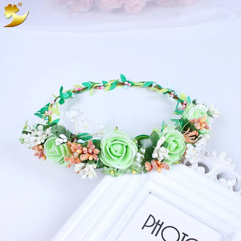 floral circlet headdresses