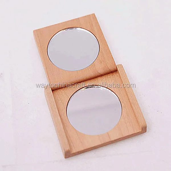Classical Wooden Compact Pocket Mirror Buy Compact Mirror,Wooden