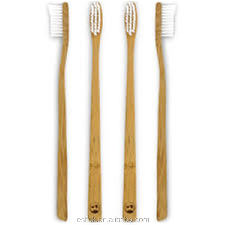 Customized Wholesale Bamboo Long Handle Toothbrush With Good Hand Shank