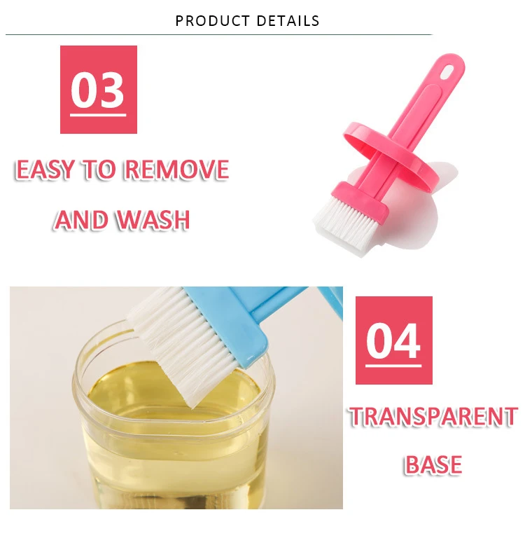  Factory Top Seller Home Garden Health Heat-resistant Pancake Oil Bottle Brush 
