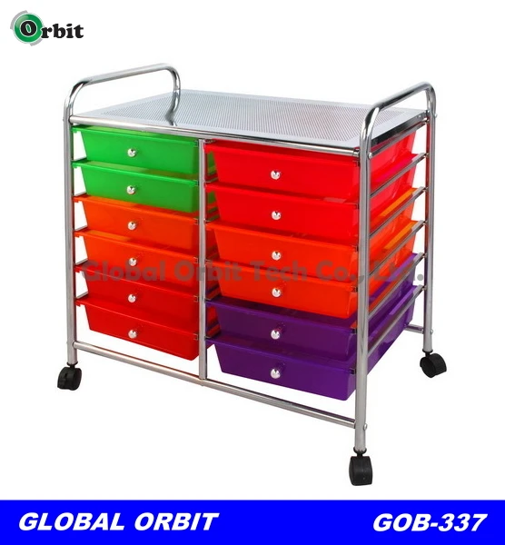 Mobile 10 Drawers Plastic Cart With Drawers Storage Trolley Buy