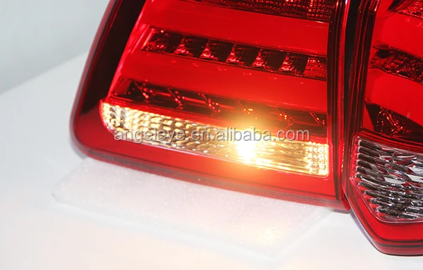 USテールライト トヨタフォートナー2012-2014テールライトランプBMWスタイルブラックレッドLEDバー For Toyota Fortuner 2012-2014 Tail Light Lamp Bmw Style Black Red Led Bar