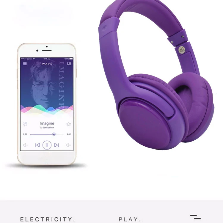 Cute Colorful Fashional Wired Headsets Headphones With Custom Colors For Girls And Kids,Portable