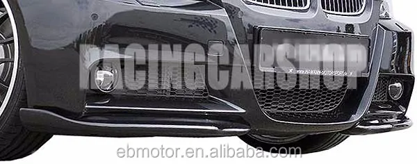 CARBON FIBER FRONT LIP SPLITTER FOR 2006-2008 BMW E90 E91 3 SERIES M TECH BUMPER