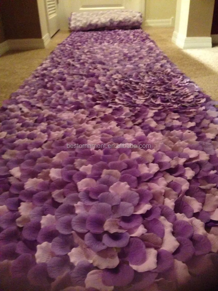 Purple Symphonypurple & Lavender Silk Rose Petal Aisle Runner Buy