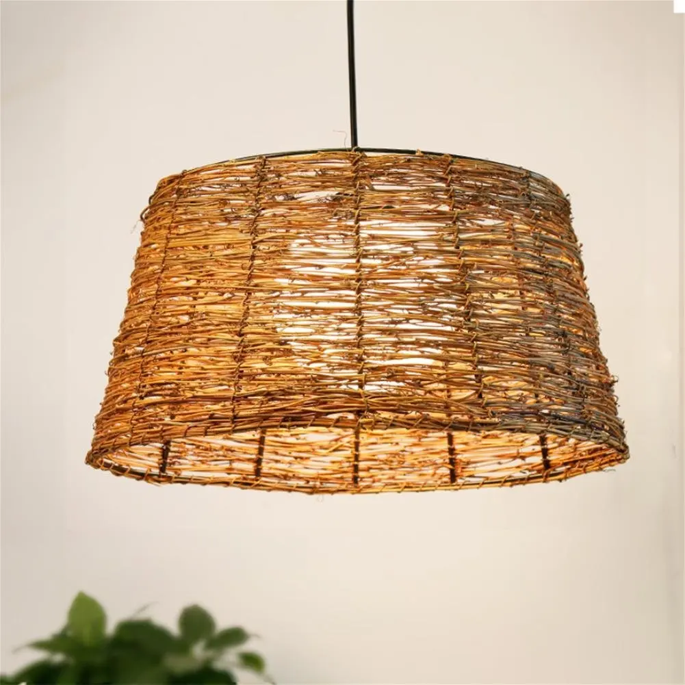 GAO LGDT Southeast Asia chandeliers, rattan chandeliers, chandeliers retro Zen 39CM 25CM 106CM