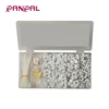 Plastic white electric wire rope wall cable clips with cable tie self adhesive tie mounts