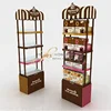 Custom metal wire snacks display racks hanging hot dogs links sausages snacks display rack