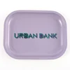 Promotional Wholesale Custom Metal Rectangle Shape Rolling Tray For Home Hotel Restaurant