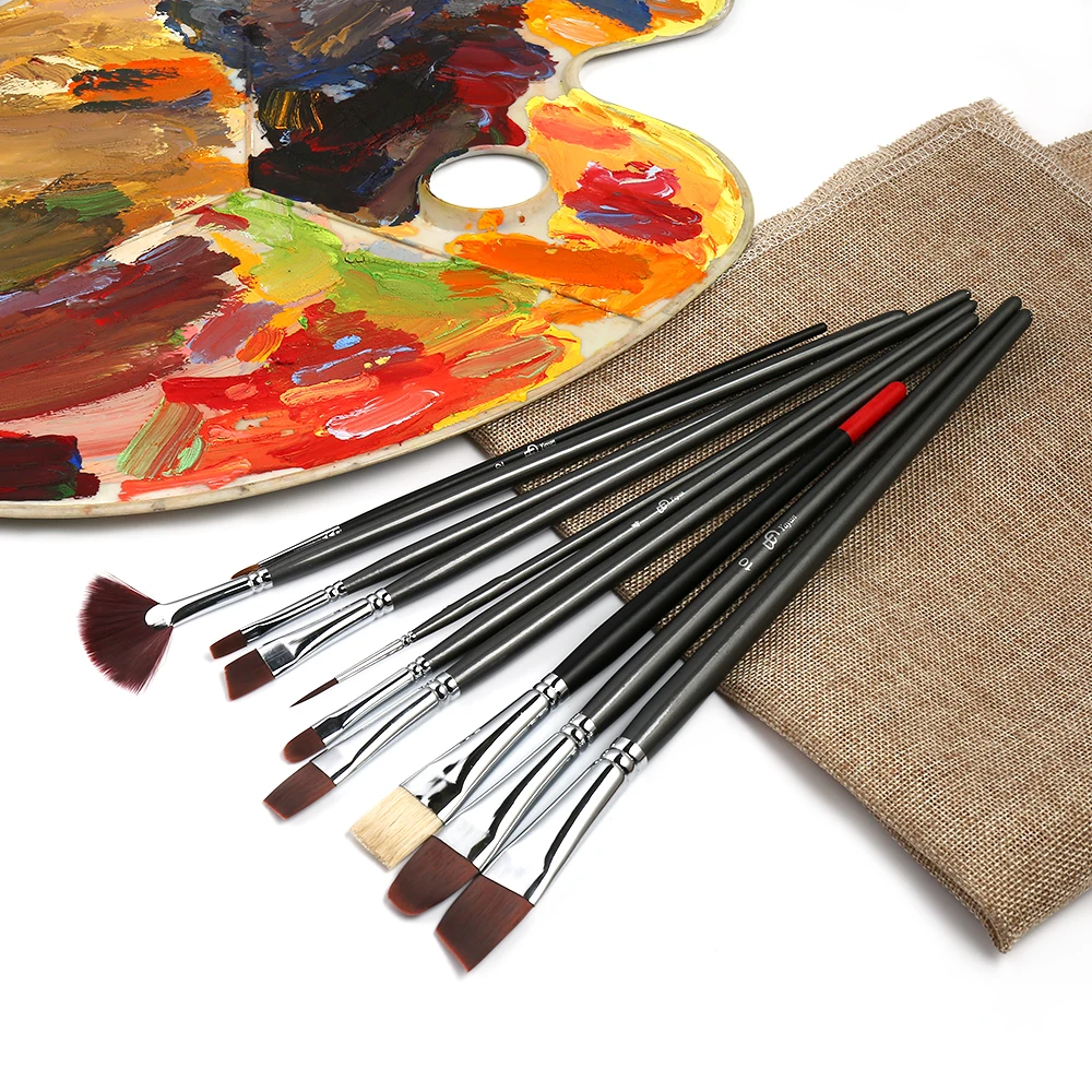 Bulk Wholesale Art Supplies Bristle Weasel Artist Brushes Set With Private Label Buy Bulk