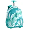 Kids Funny School Rolling Backpacks with Smooth Wheels