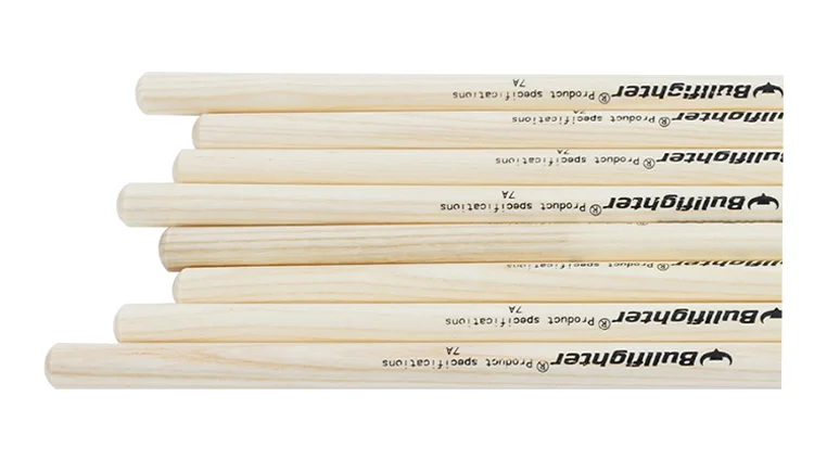 Wholesale Factory Custom Logo OEM ODM  5A 7A  Walnut Wood Drumsticks Drum Sticks