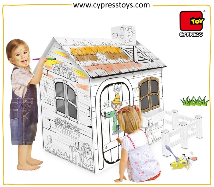 hot sale educational diy painting toys cardboard coloring