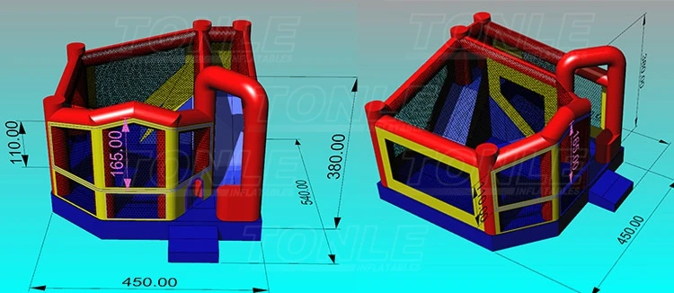 Backyard Combo Dream Module Inflatable Bouncer,Bounce House For Girls ...