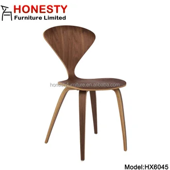 Hx6045 Bentwood Norman Cherner Dining Side Chair With Dark Walnut Veneer Buy Cherner Chair Cherner Dining Chairs Cherner Side Chairs Product On