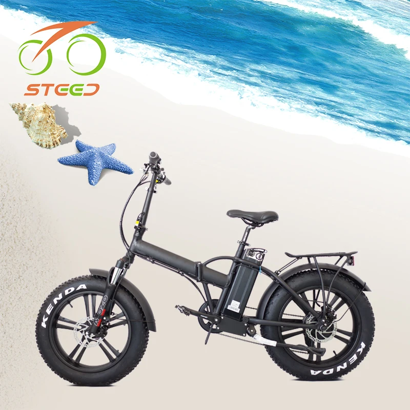 Power 20 Inch Fat Wheel Hub Motor 1000 Watt 48v Beach Cruiser Electric ...