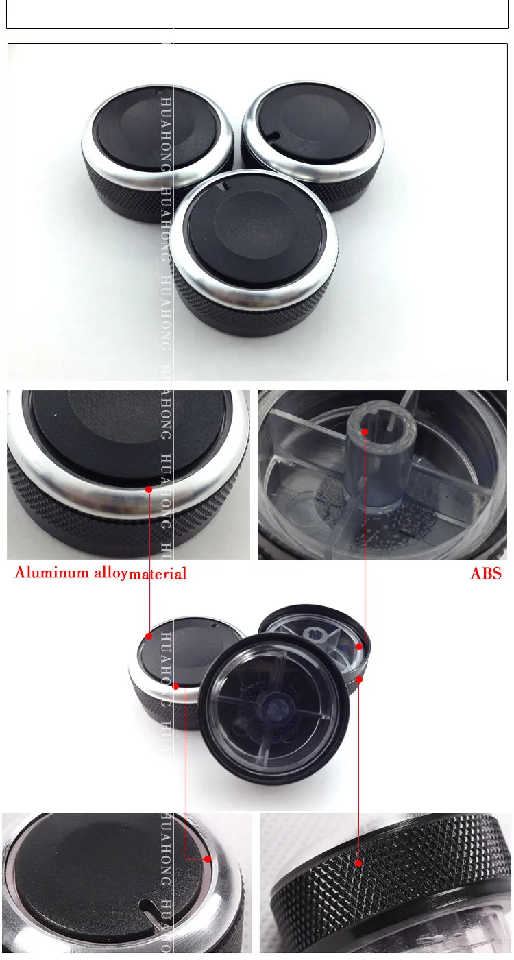 Vtear Car Ac Knob For Great Wall Hover M2 Ac Knob Aluminum Alloy Air