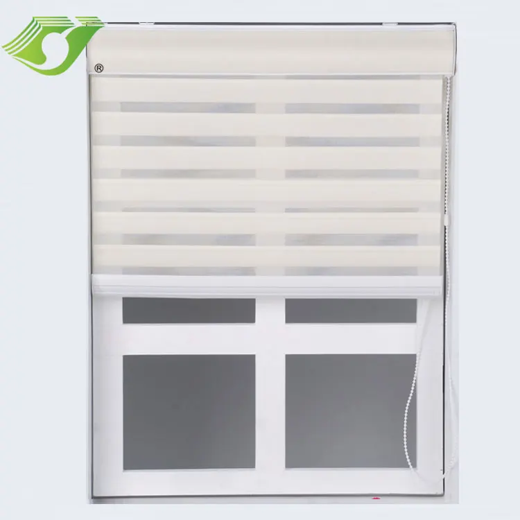 Newest customize semi blackout window shades shangrila blinds