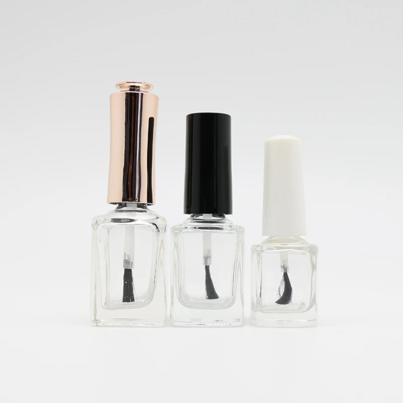 Migpack Good Quality Clear Square Nail Polish Bottle Gel Organic Fancy