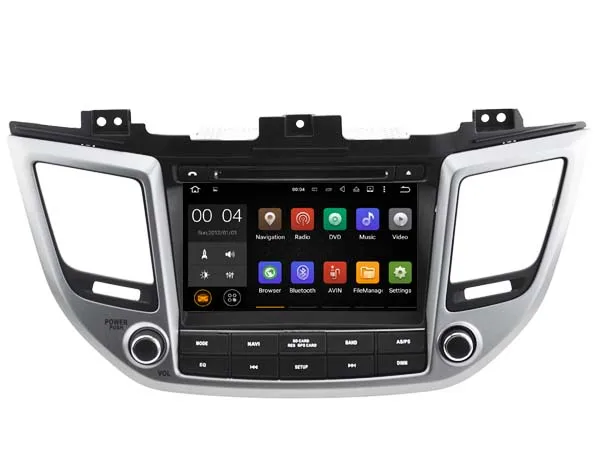 Discount Android 9.0 Car Dvd Navi Player FOR HYUNDAI TUCSON/ix35 2016 audio multimedia auto stereo support DVR WIFI DAB OBD all in one 17