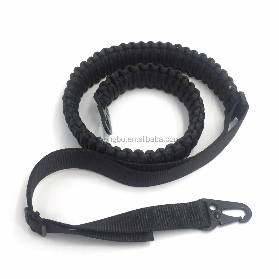 Kongbo Adjustable Black Braid Paracord Gun Sling Strap Buy Paracord