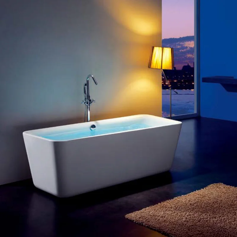 Small business ideas Liners Rectangular round corner 1 person free standing adults clean DM-1116 acrylic sexy bathtub