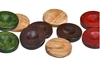 Nikkos Deluxe Olive Wood Backgammon Checker