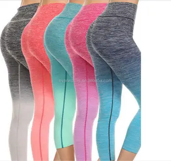 ombre workout leggings