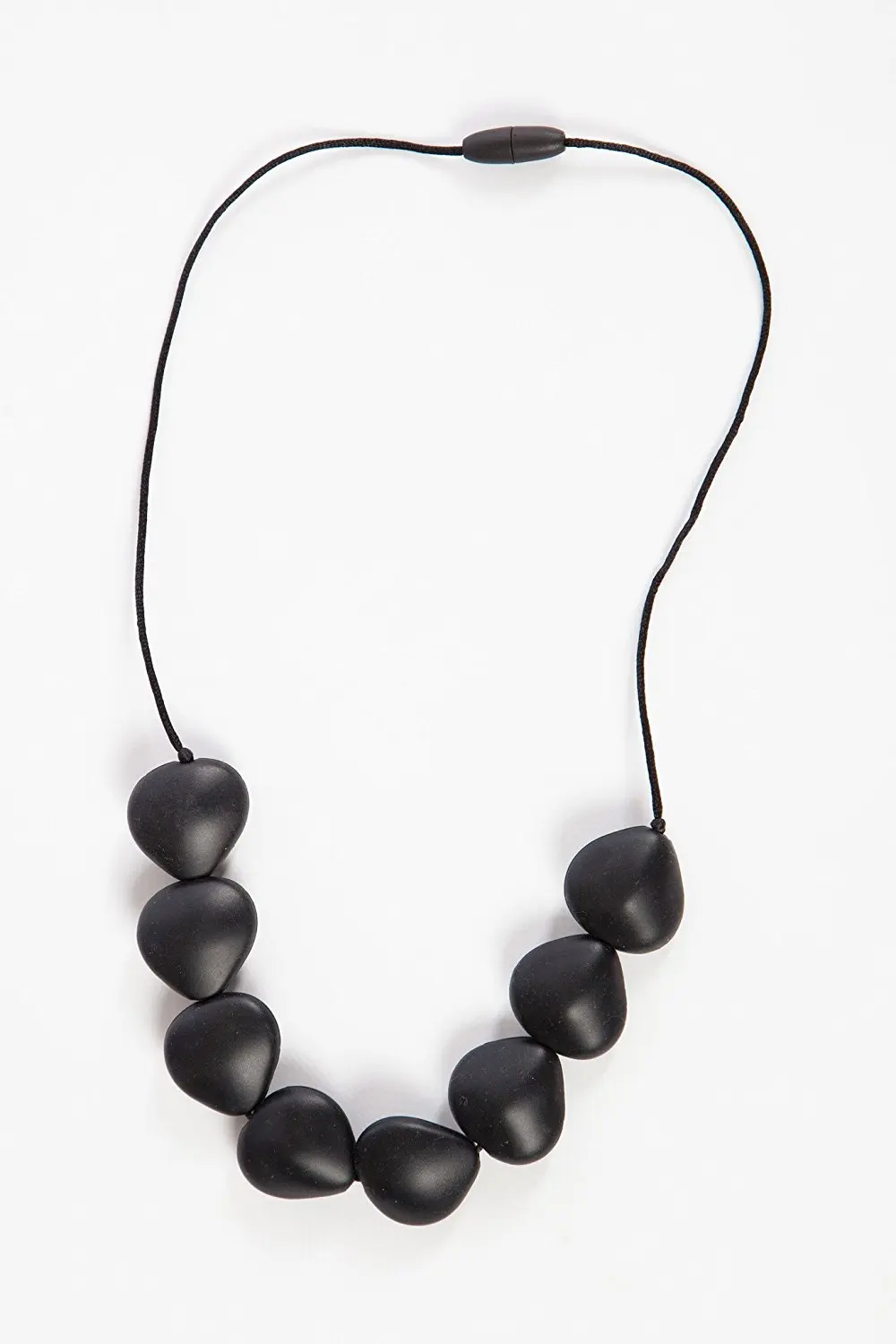 Baby Teething Necklace Silicone Beads Kiss Baby Rose Neckless Jewelry Y
