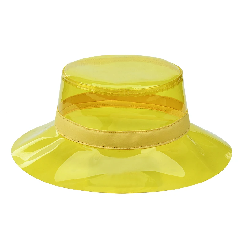 Custom Fashion Plastic Foldable Waterproof Pvc Rain Bucket Hat Buy