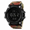 free shipping skmei 1384 new arrival dual time date week count down 12/24 hour clock waterproof digital watch military