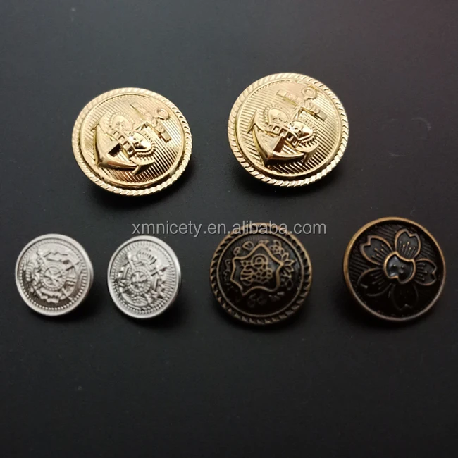 Custom Metal Buttons - Durable, Sustainable, and Versatile