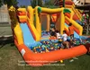 Kids Inflatable Jungle Bounce House Jumper Bouncer Jump Bouncy Castle Water Slide with ball pool