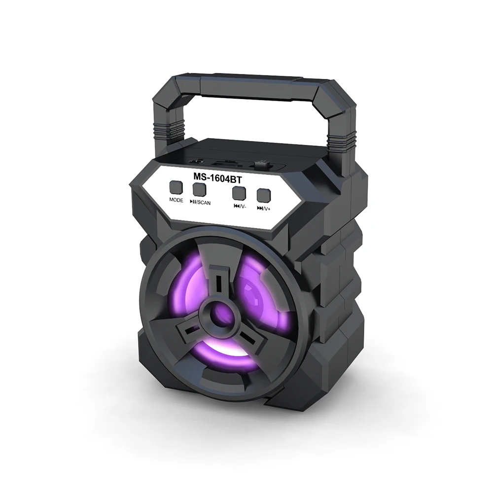 private model Subwoofer radio soundbox player mini speakers All plastic box portable bluetooth wireless trolley speaker - ANKUX.COM