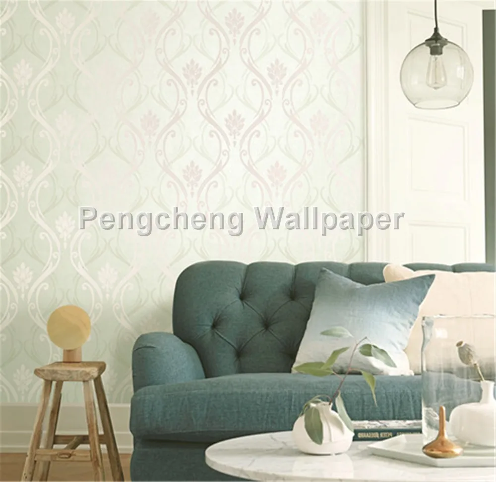 Behang voor slaapkamer muren lichte kleur behang luxe behang voor ...