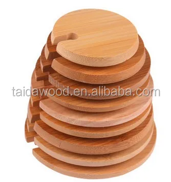 Madera Haya redondo sin rematar chips círculos de recorte para proyectos de artes y artesanías S