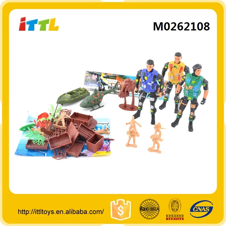 Battery Toy Soldier Cheap Plastic Military Toys Play Set Mini Army Toys