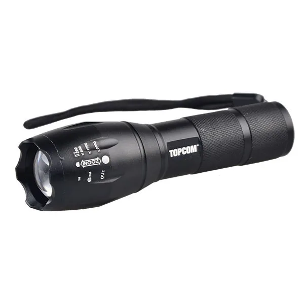Zoomable LED 2000 Lumens Ultra Bright Tactical Flashlight Waterproof Handheld Flashlight