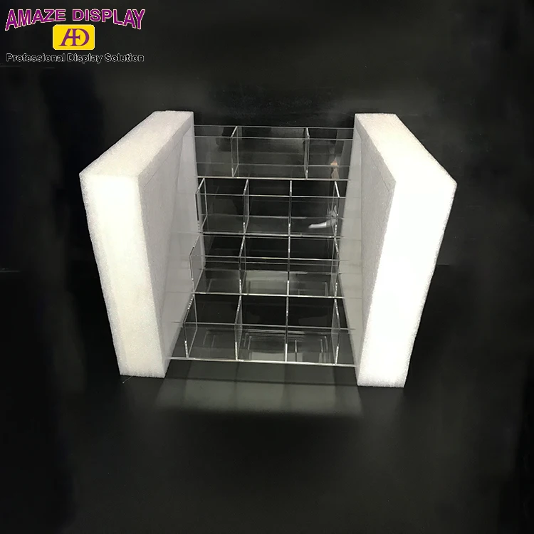 18 Compartments Acrylic Bead Display Organizer - Durable & Clear