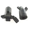 7 to 4 Pin Trailer Plug Adapter,7 Way Blade Round Socket Connector Converter for Caravan Towbar Towbar Tow Hitch 6v/12v/24v