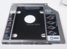 Hot Sale Universal Aluminum 2nd HDD Caddy 9.5mm 2.5″ SATA 3.0 SSD Case HDD Enclosure for Notebook ODD CD DVD ROM Optical Bay