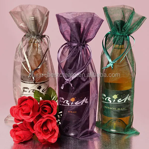 black velvet wine bags