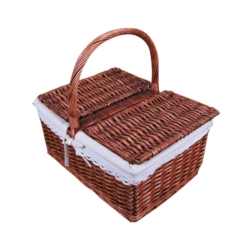 Best Price Basket Wicker Peeled Willow / Wicker Picnic Baskets Buy