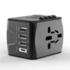 4 plug travel adapter with usb universal travel adaptor convenient to take for travel
